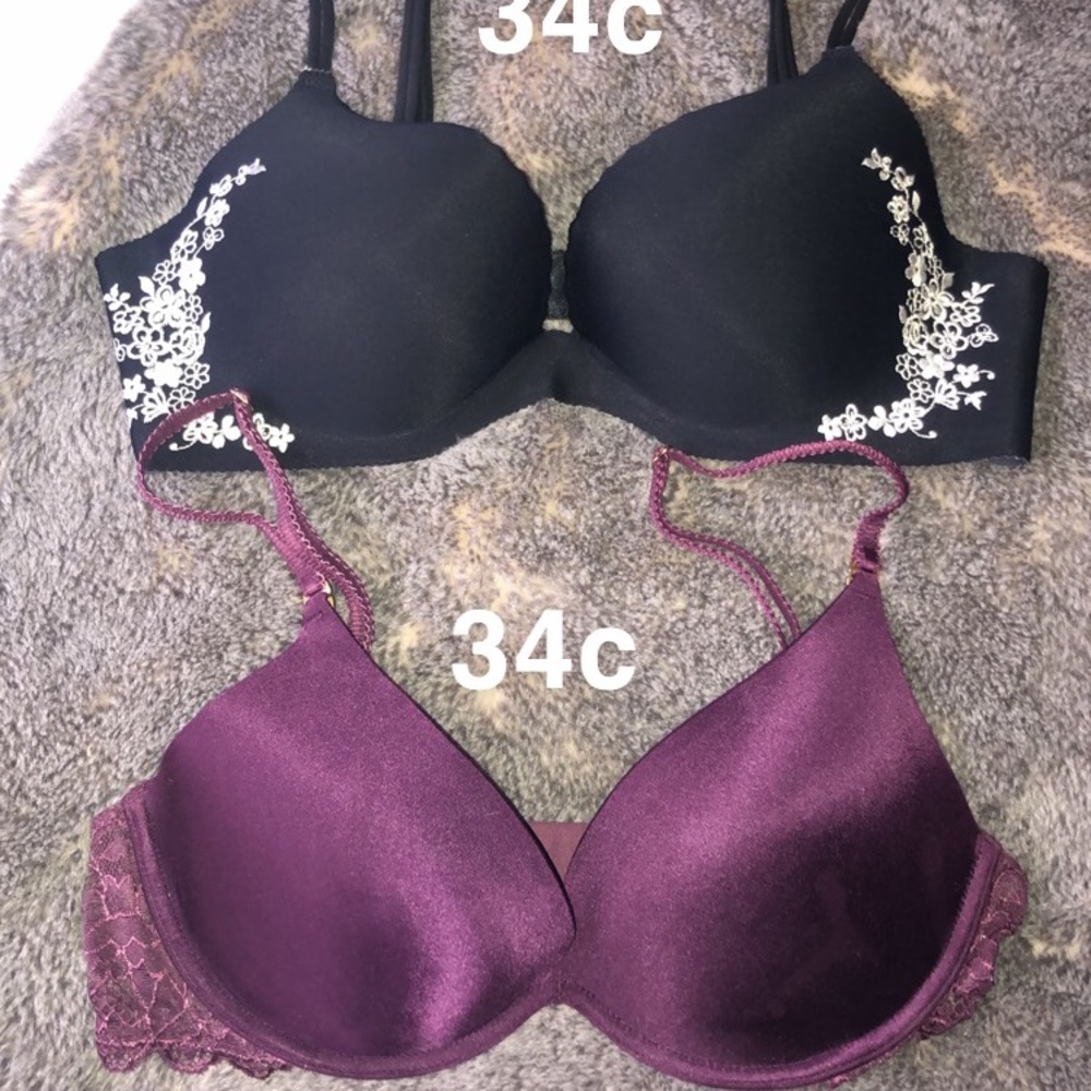 3 BLACK Vctoria’s Secret bras ONLY
